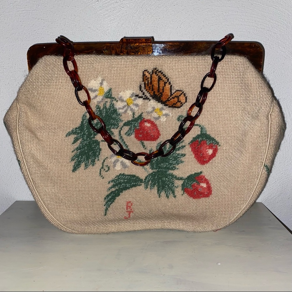Vintage Strawberry Handbag